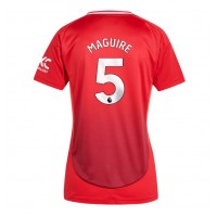 Manchester United Harry Maguire #5 Hemmatröja Kvinnor 2024-25 Korta ärmar